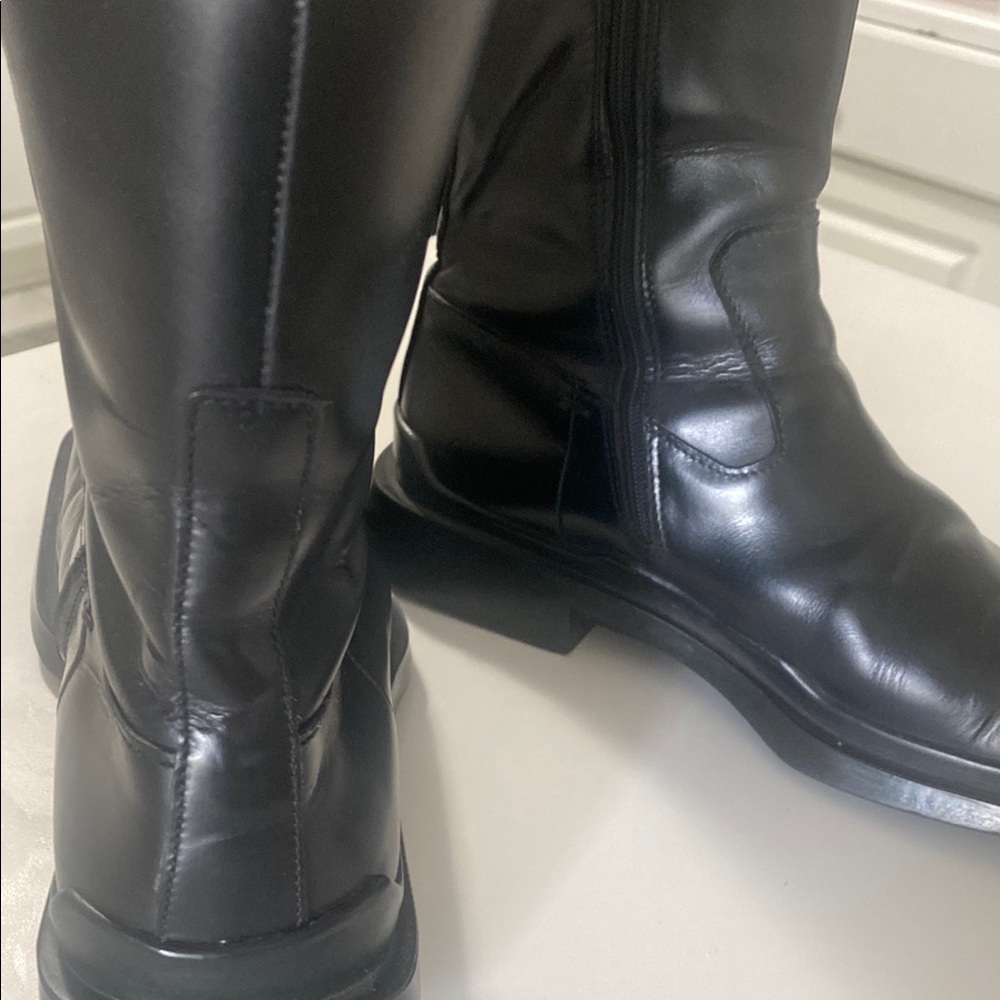 Prada Men's Black Leather Boots Size 7 Retail for $1590 - Picture 8 of 16